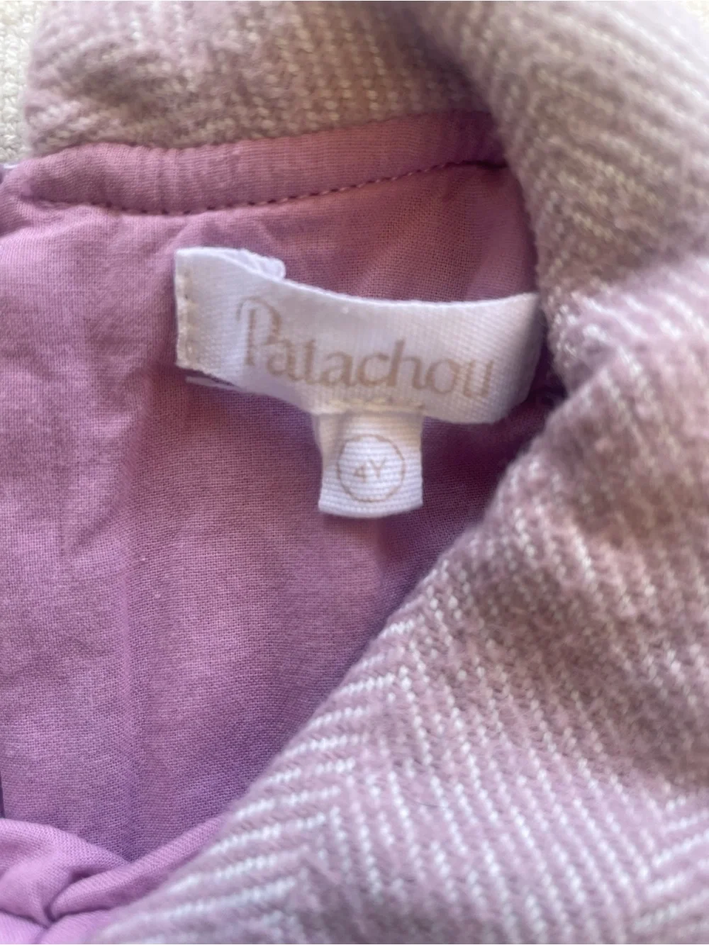 Patachou dress light pink Toddler Peter Pan Collar Dress